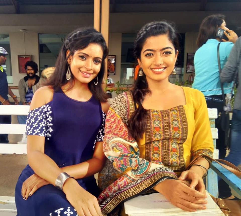 Harika with Rashmika Mandanna
