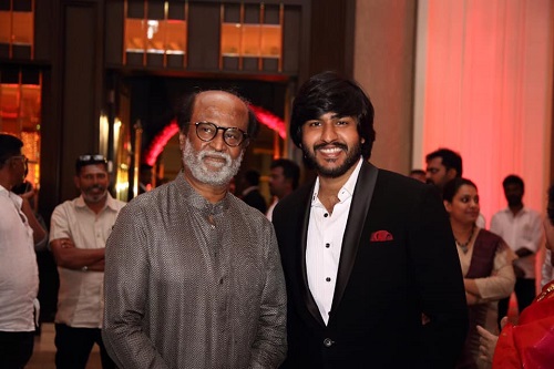 Ciby Bhuvana Chandran WIth Rajnikanth